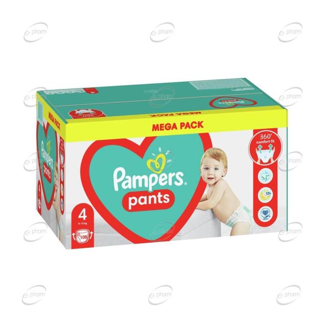 Pampers Pants №4 х 108 броя (MB)
