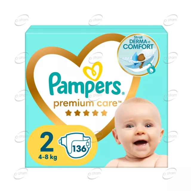 Pampers Premium Care №2 x136 броя (MB)