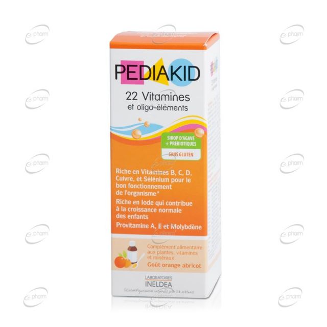 PEDIAKID 22 Vitamines et Oligo-elements