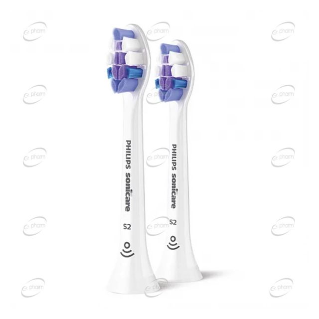 PHILIPS Sonicare S2 Sensitive глава x 2 бр. HX6052