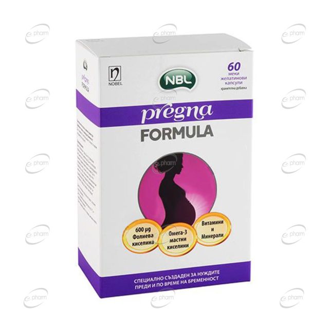 ПРЕГНА ФОРМУЛА капсули Nobel Pharma
