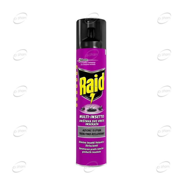 RAID Аерозол срещу насекоми - Универсален