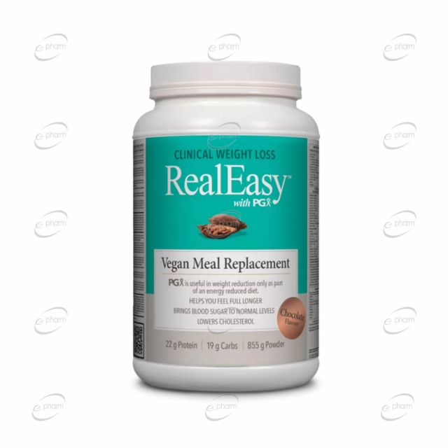 REAL EASY PGX Vegan meal replacement пудра Natural Factors