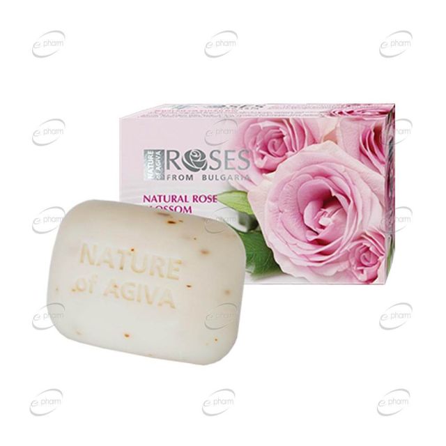 NATURE OF AGIVA ROSES Тоалетен сапун с натурален розов цвят