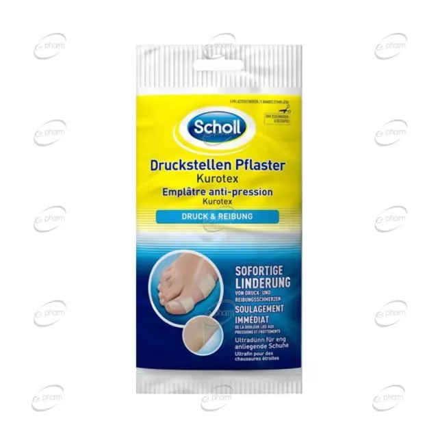 SCHOLL Тънък пластир при натиск и триене