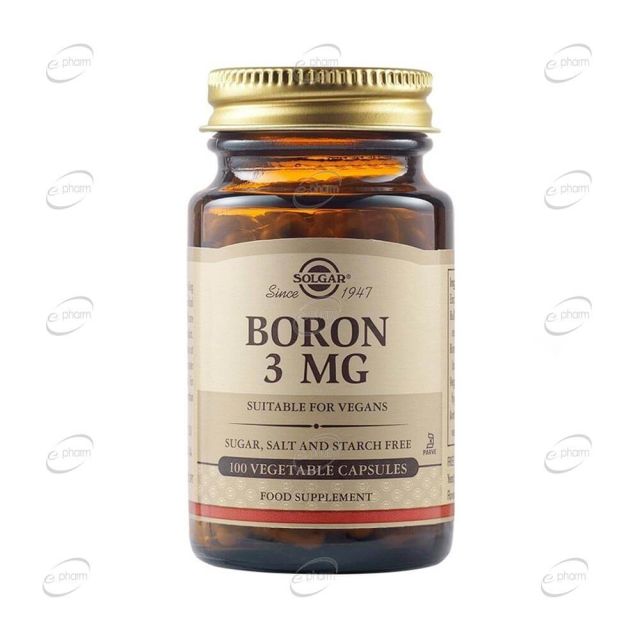 BORON 3 mg капсули SOLGAR