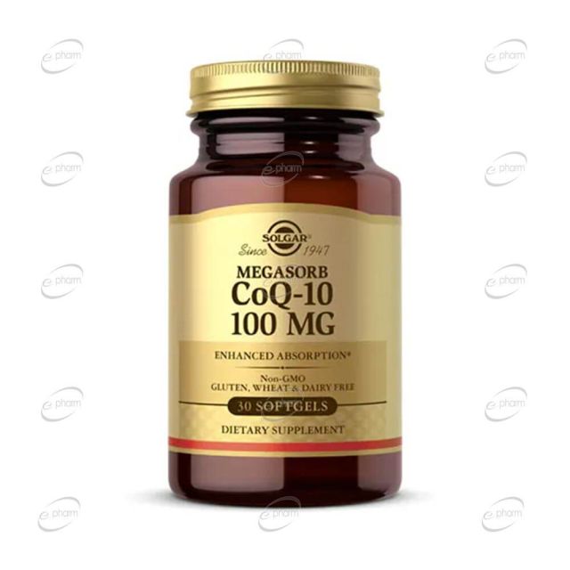 COENZYME Q10 100 mg капсули SOLGAR