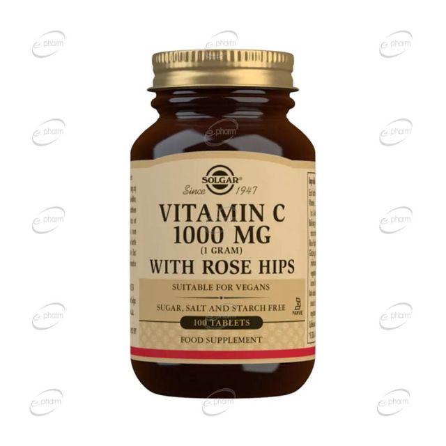 ROSE HIPS C 1000 mg таблетки SOLGAR