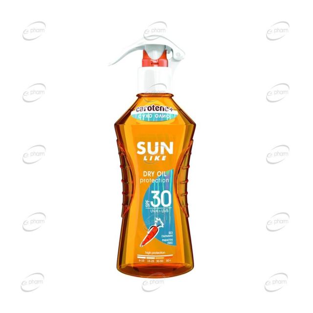 SUN LIKE Слънцезащитно спрей сухо олио SPF 30