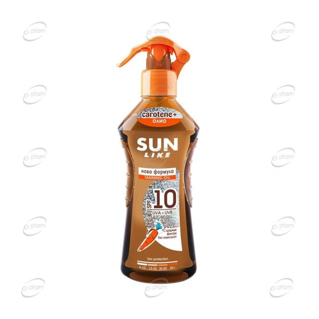 SUN LIKE Слънцезащитно спрей масло за бърз загар SPF 30
