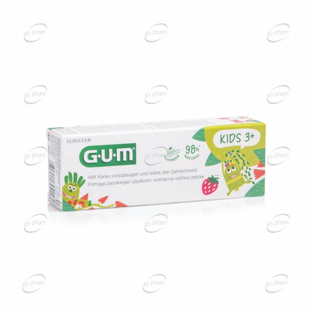 GUM Кids 3+ детска паста за зъби