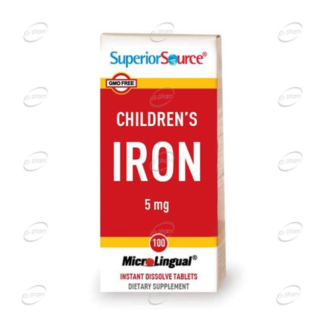 CHILDREN'S IRON таблетки SuperiorSource