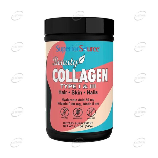 BEAUTY COLLAGEN TYPE I and III пудра SuperiorSource