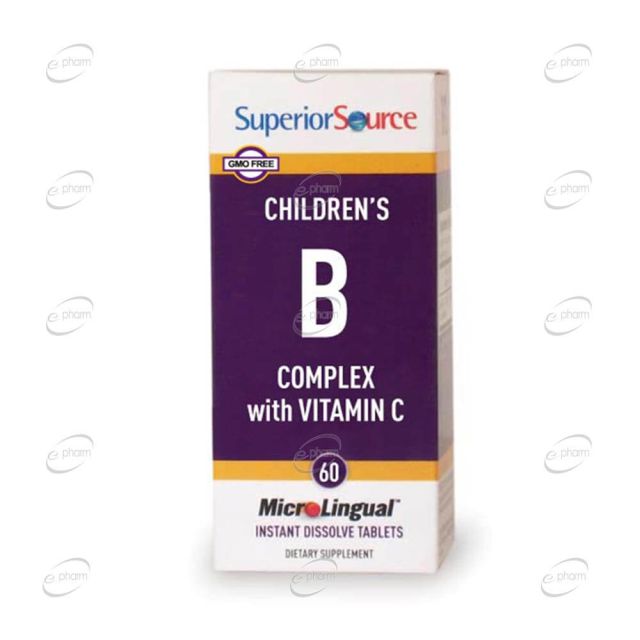 CHILDREN'S B-COMPLEX with VITAMIN C таблетки SuperiorSource