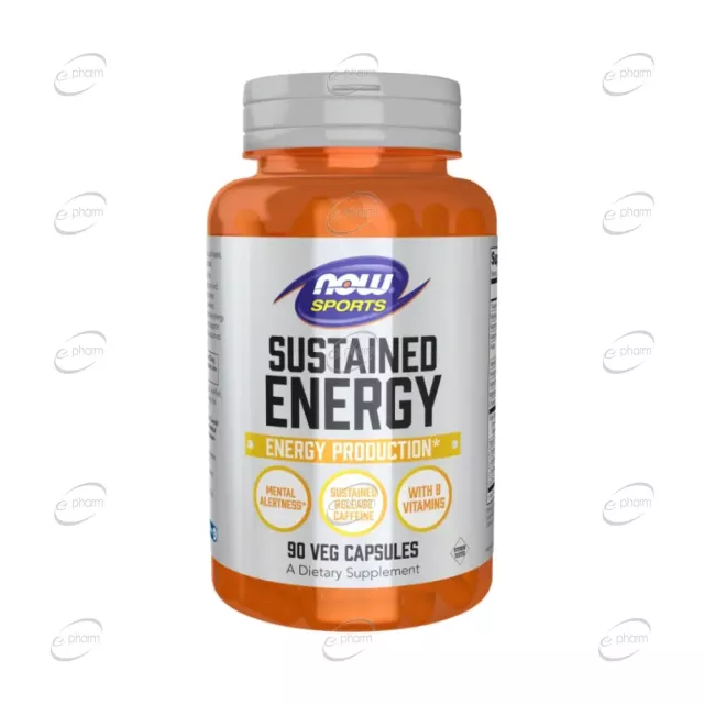 SUSTAINED ENERGY капсули Now Foods