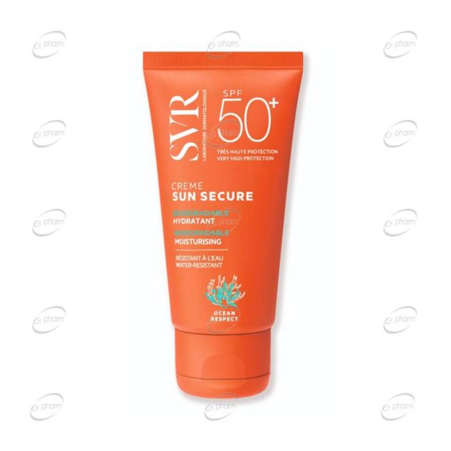 SVR Sun Secure Слънцезащитен крем за лице SPF50+
