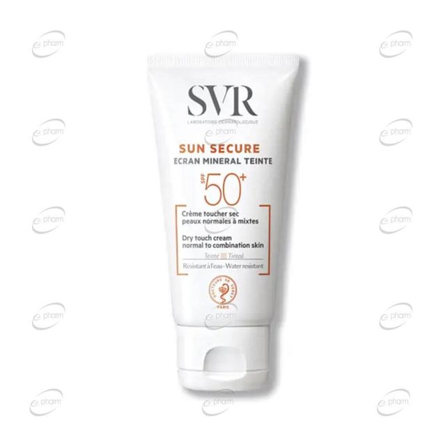 SVR Sun Secure Ecran Слънцезащитен тониран крем за нормална кожа SPF50+