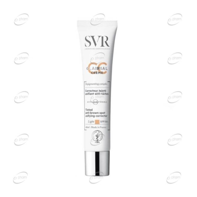SVR CLAIRIAL CC SPF 50+ Светъл депигментиращ крем