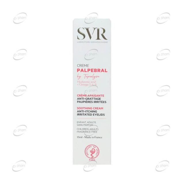 SVR Topialyse Palpebral крем за околоочен контур за раздразнени клепачи