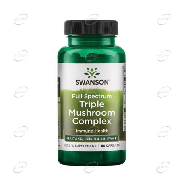 FULL SPECTRUM TRIPLE MUHROOM COMPLEX капсули SWANSON