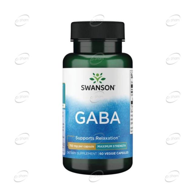MAXIMUM STRENGTH GABA капсули SWANSON