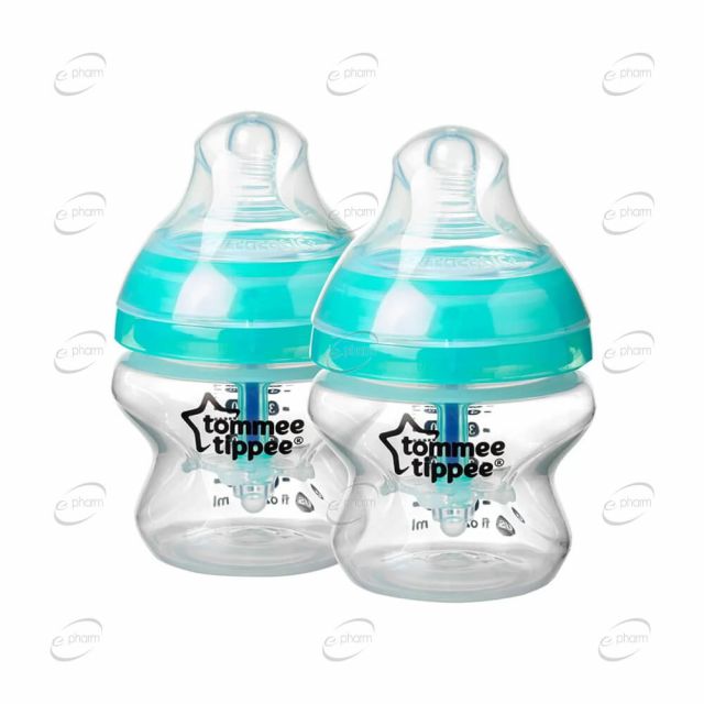 TOMMEE TIPPEE Advanced Anti-Colic Шишета 0м+ 150 мл + 150 мл