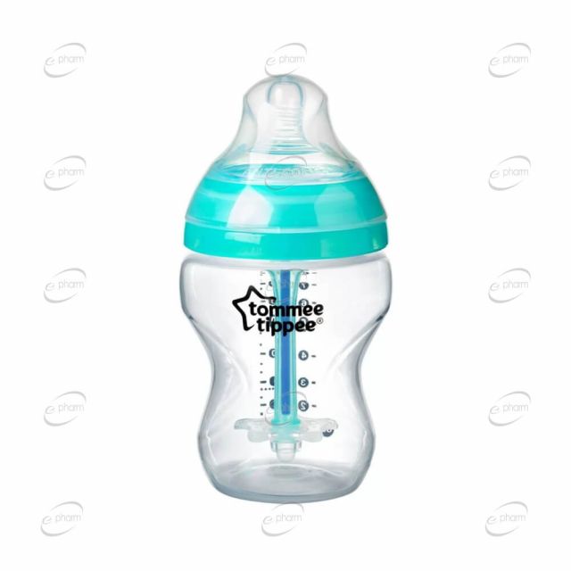 TOMMEE TIPPEE Advanced Anti-Colic Шише 260 мл ( 0+ м )
