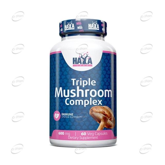 TRIPLE MUSHROOM COMPLEX капсули Haya Labs