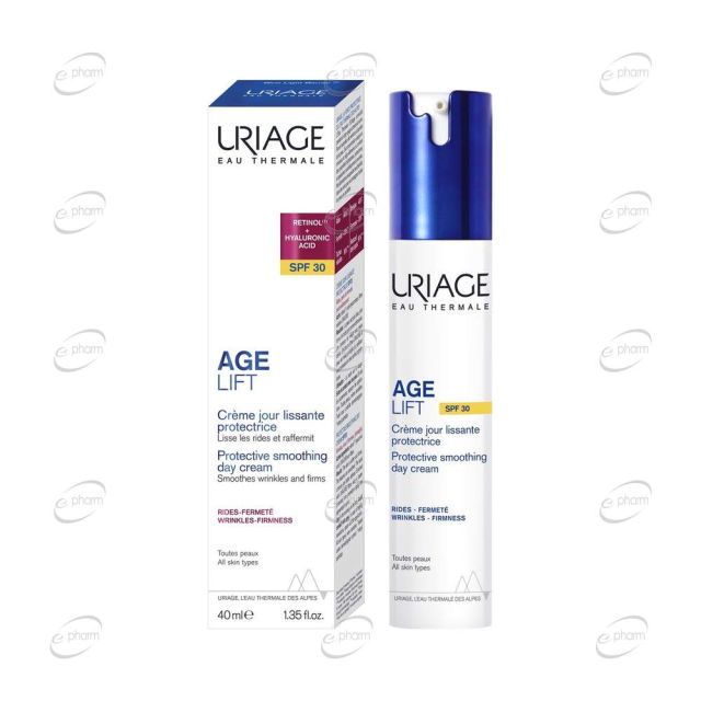 URIAGE AGE LIFT Защитен коригиращ дневен крем с лифтинг ефект SPF30