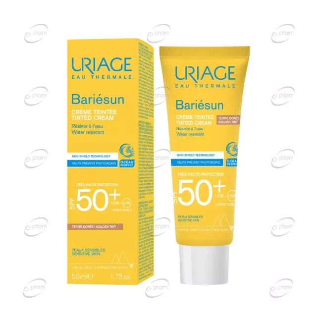 URIAGE BARIESUN SPF 50+ Тониран крем (тъмен)