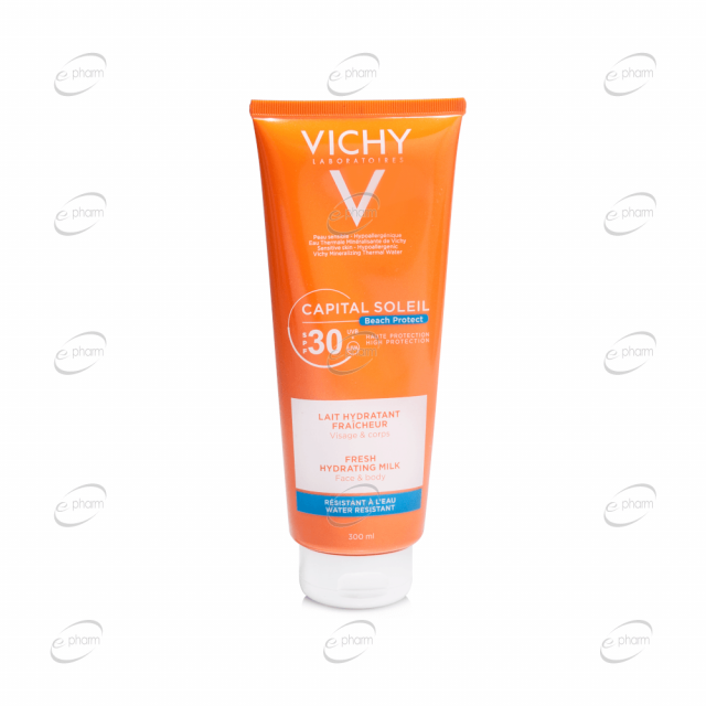 VICHY CAPITAL SOLEIL SPF 30 Хидратиращо мляко за лице и тяло