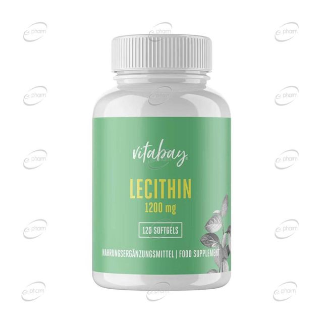 LECITHIN 1200 mg капсули VITABAY