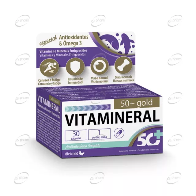 ВИТАМИНЕРАЛ 50+ ГОЛД капсули  VITAGOLD