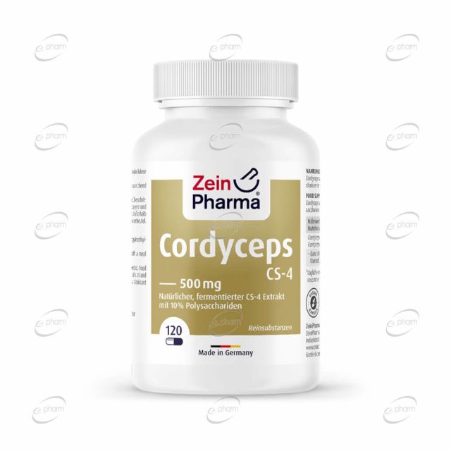 КОРДИЦЕПС CS-4 500 mg капсули Zein Pharma