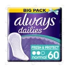 ALWAYS DAILIES Fresh and Protect Normal Дамски превръзки