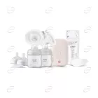 AVENT Двойна електрическа помпа Natural Motion + торбички за кърма