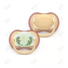 AVENT Ортодонтични залъгалки Ultra Air Night + стерилизаторна кутия (0-6 месеца) ден/нощ