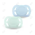 AVENT Ортодонтични залъгалки Ultra Start + стерилизаторна кутия (0-2 месеца) - пастелни, момче