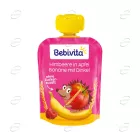 BEBIVITA Плодов пауч с ябълка банан и малина