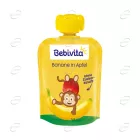 BEBIVITA Плодова закуска с банан и ябълка 1+ година