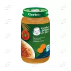 Gerber Organic Пюре пълнозърнести спагети с телешко 12+ месеца