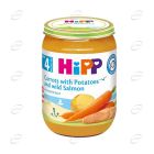 HIPP Пюре от морков, картоф, дива сьомга 4+ месеца