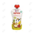 HIPP HIPPIS плодова закуска ябълка с ягоди и банан 4+ месеца