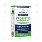 MEN'S DAILY PROBIOTIC + PREBIOTIK FOS капсули SWANSON