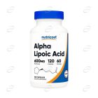 АЛФА ЛИПОЕВА КИСЕЛИНА 600 мг капсули Nutricost