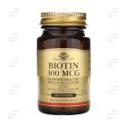 BIOTIN 300 mcg таблетки SOLGAR