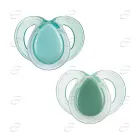 Tommee Tippee Night Ортодонтични залъгалки (18-36 месеца) - зелени