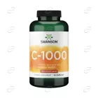 VITAMIN C WITH ROSE HIPS капсули SWANSON