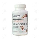 ВИТАМИН D3 4000 + K2 100 mcg таблетки Ostrovit