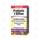 ПРОБИОТИК 5 млрд. активни пробиотици, 5 щама капсули Webber Naturals